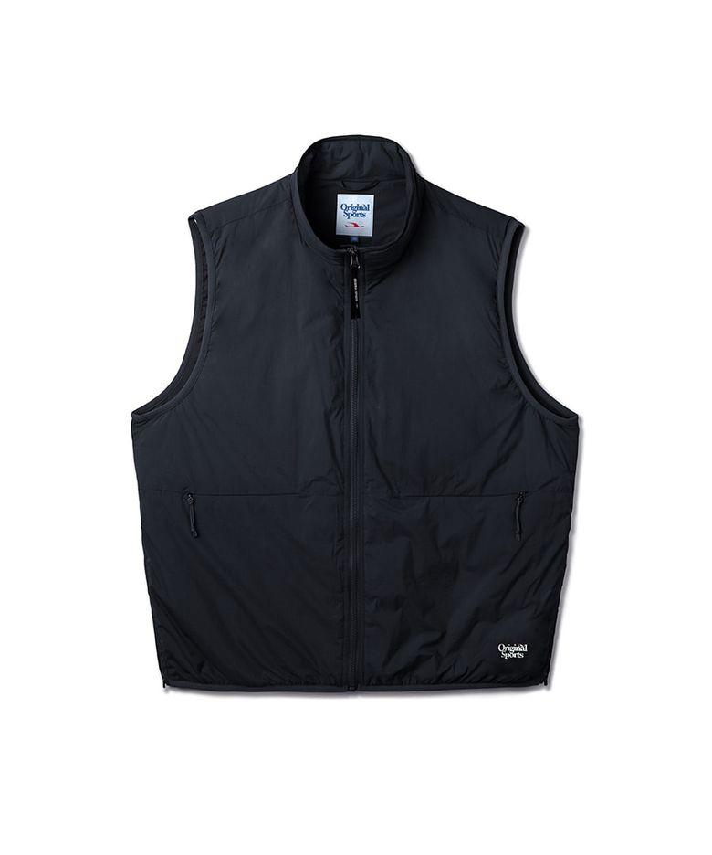 STANDNECK PADDED VEST BLAK