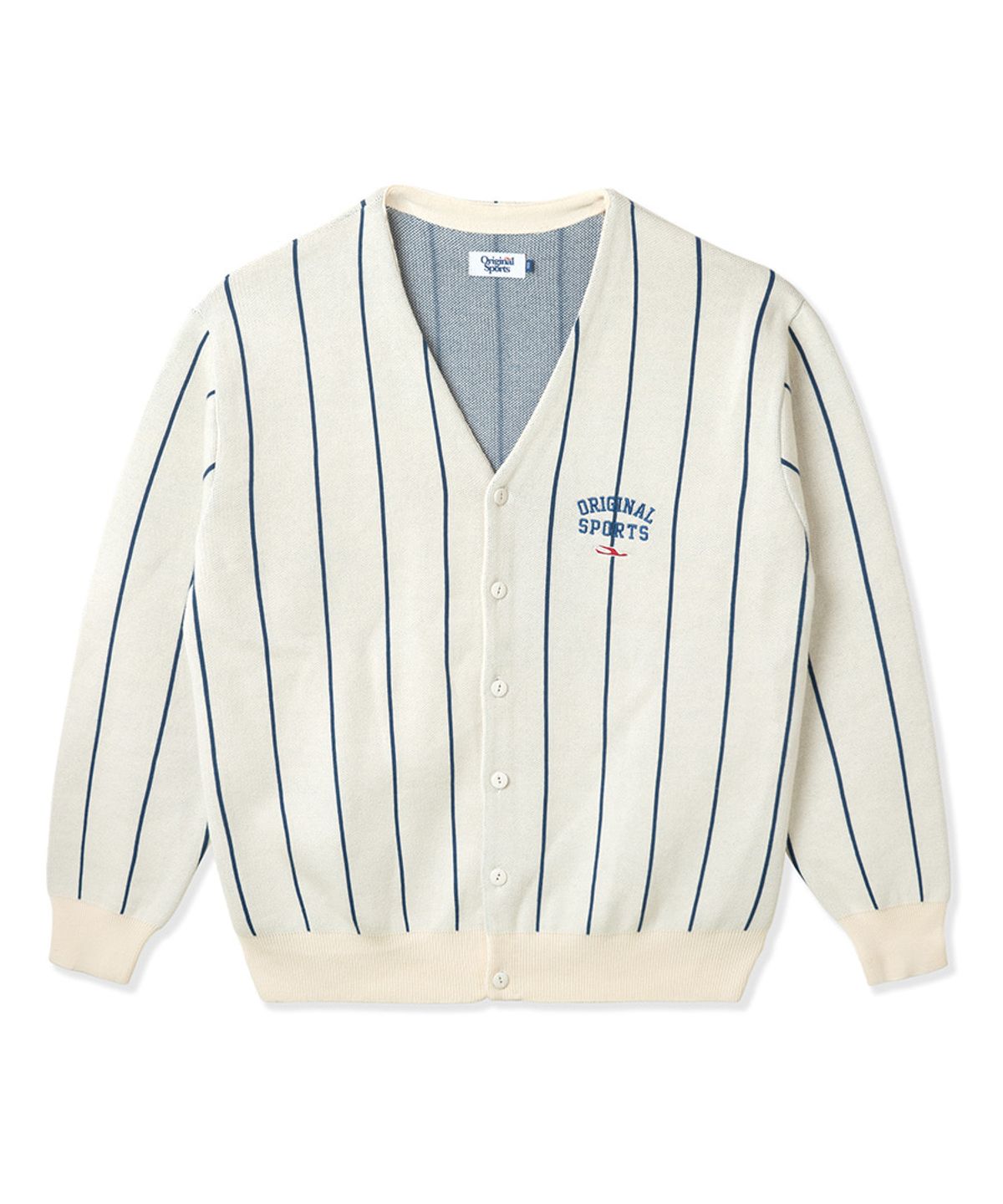 프로-스펙스(PRO-SPECS) STRIPE KNIT CARDIGAN CREM