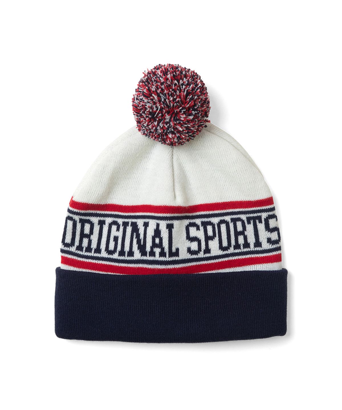 프로-스펙스(PRO-SPECS) GRAPHIC POM POM BEANIE WHTE