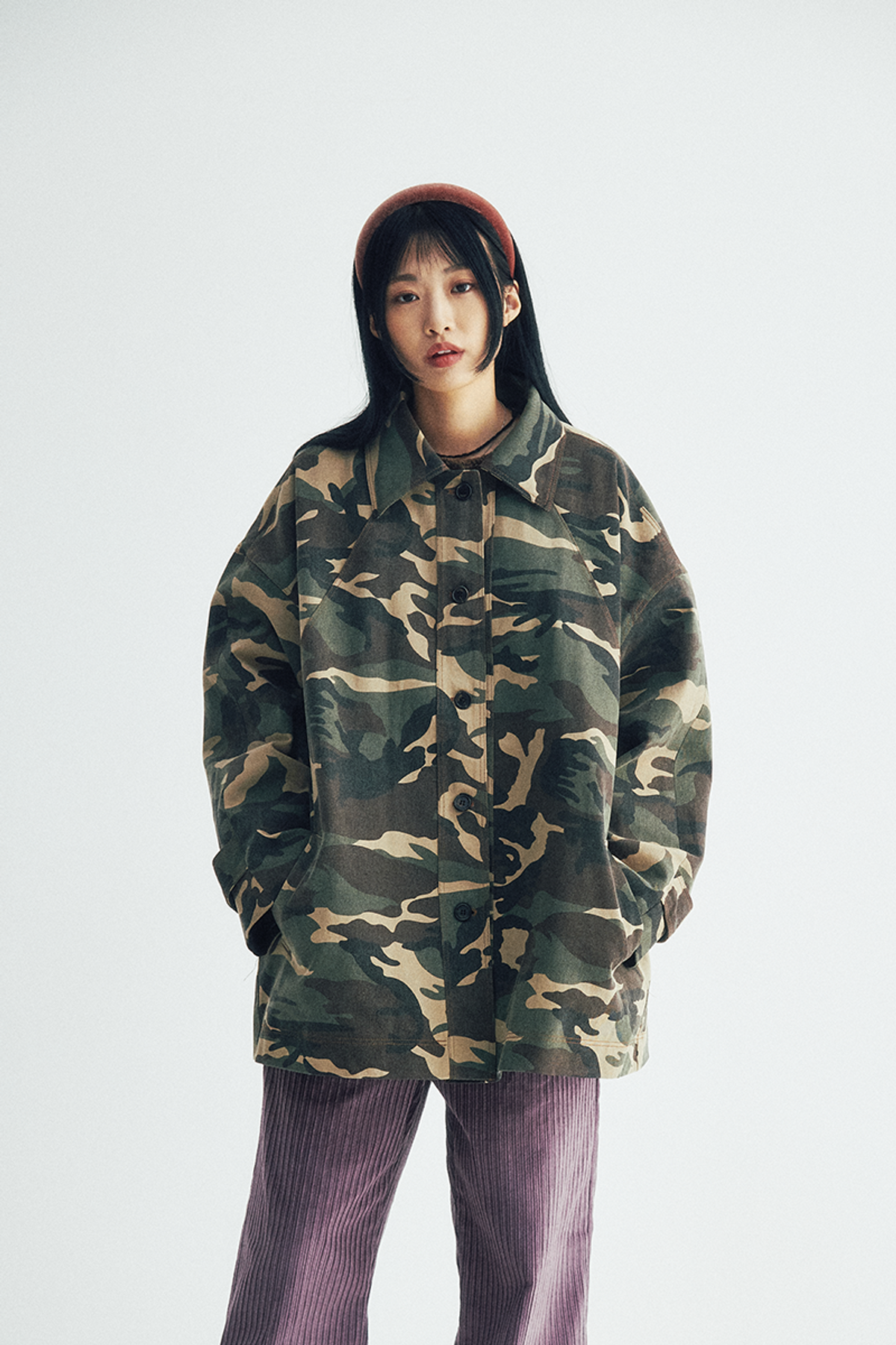 쿠키시(KOOKEESEE) 쿠키시 카모플라주 야상 자켓