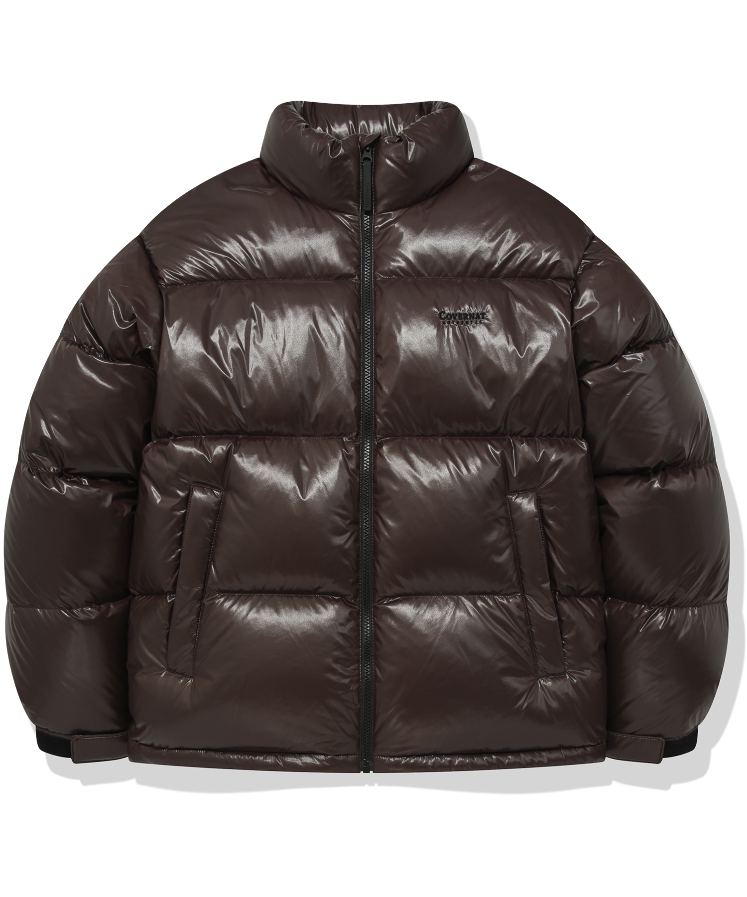 MUSINSA | COVERNAT RDS Civic Glossy Short Puffer Brown