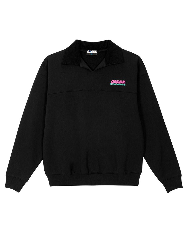GOPPX Collar Sweatshirt_Black
