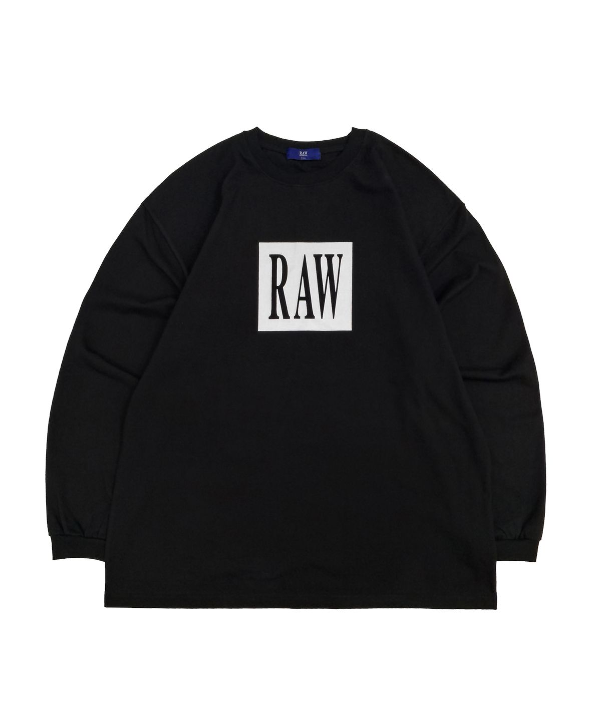 로우랩(RAW LAB) RAW 박스로고 롱슬리브 (블랙)