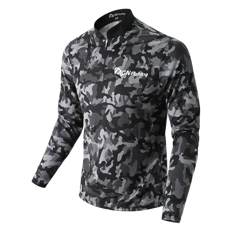 카모플라주 낚시 져지