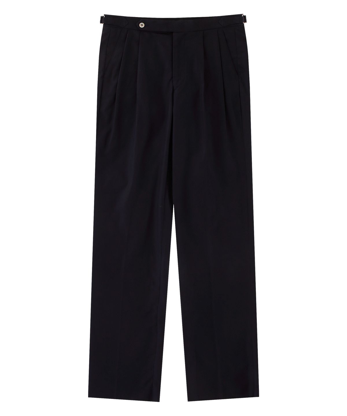 벨리프(BELLIEF) Essential Gaberdine cotton 2Pleats relaxed chino (Navy)