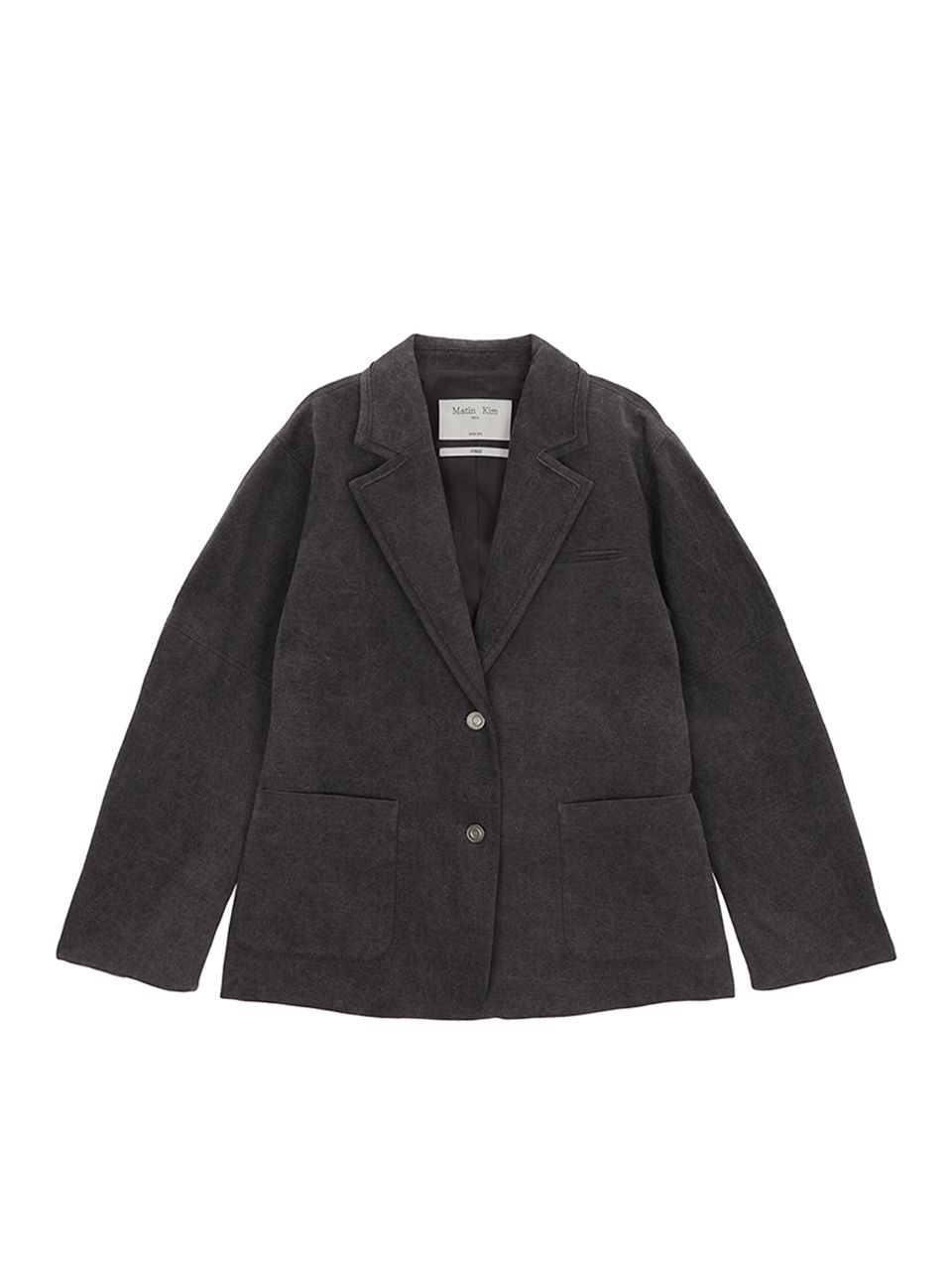 MUSINSA | MATIN KIM STITCH COTTON JACKET IN BROWN
