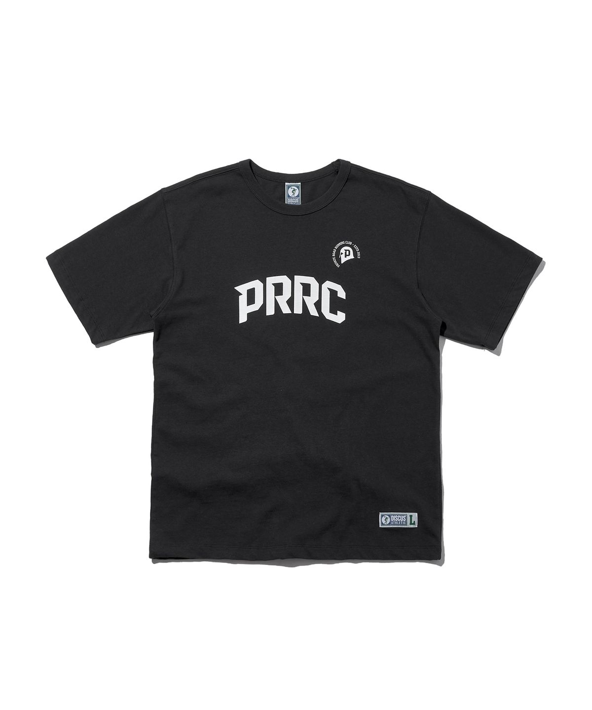디스커스 애슬레틱(DISCUS ATHLETIC) 헤비웨이트 PRRC 티셔츠 블랙