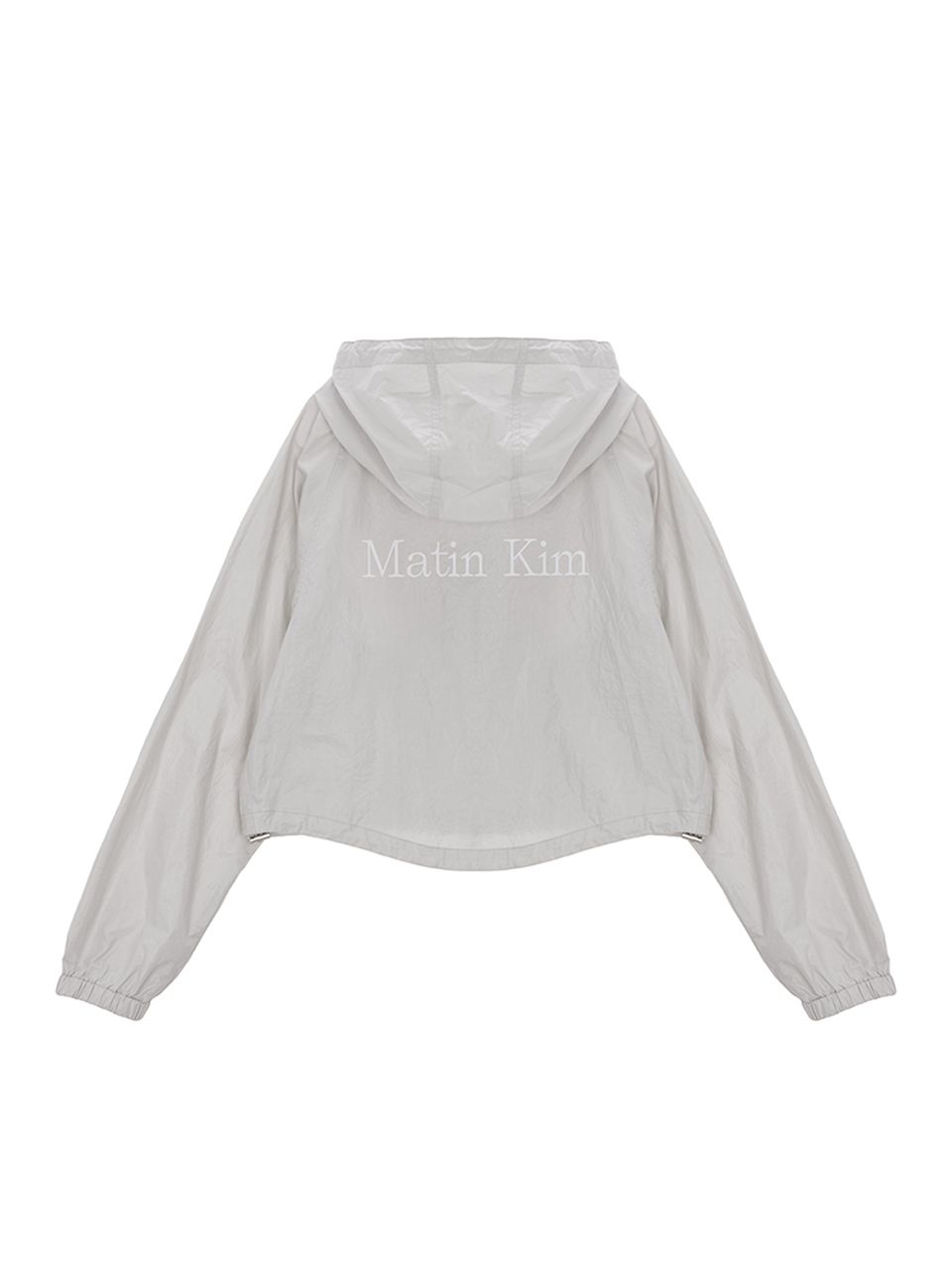 ジャケット・アウター MATIN CROP HOODY COATING JUMPER MUSINSA | MATIN KIM MATIN CROP HOODY COATING JUMPER IN GRAY