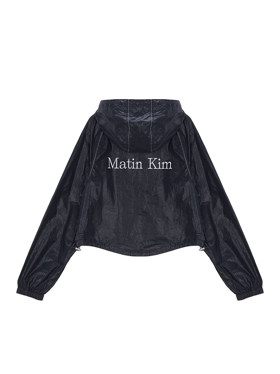 ジャケット・アウター MATIN CROP HOODY COATING JUMPER MUSINSA公式 | MATIN KIM MATIN CROP HOODY COATING JUMPER IN NAVY