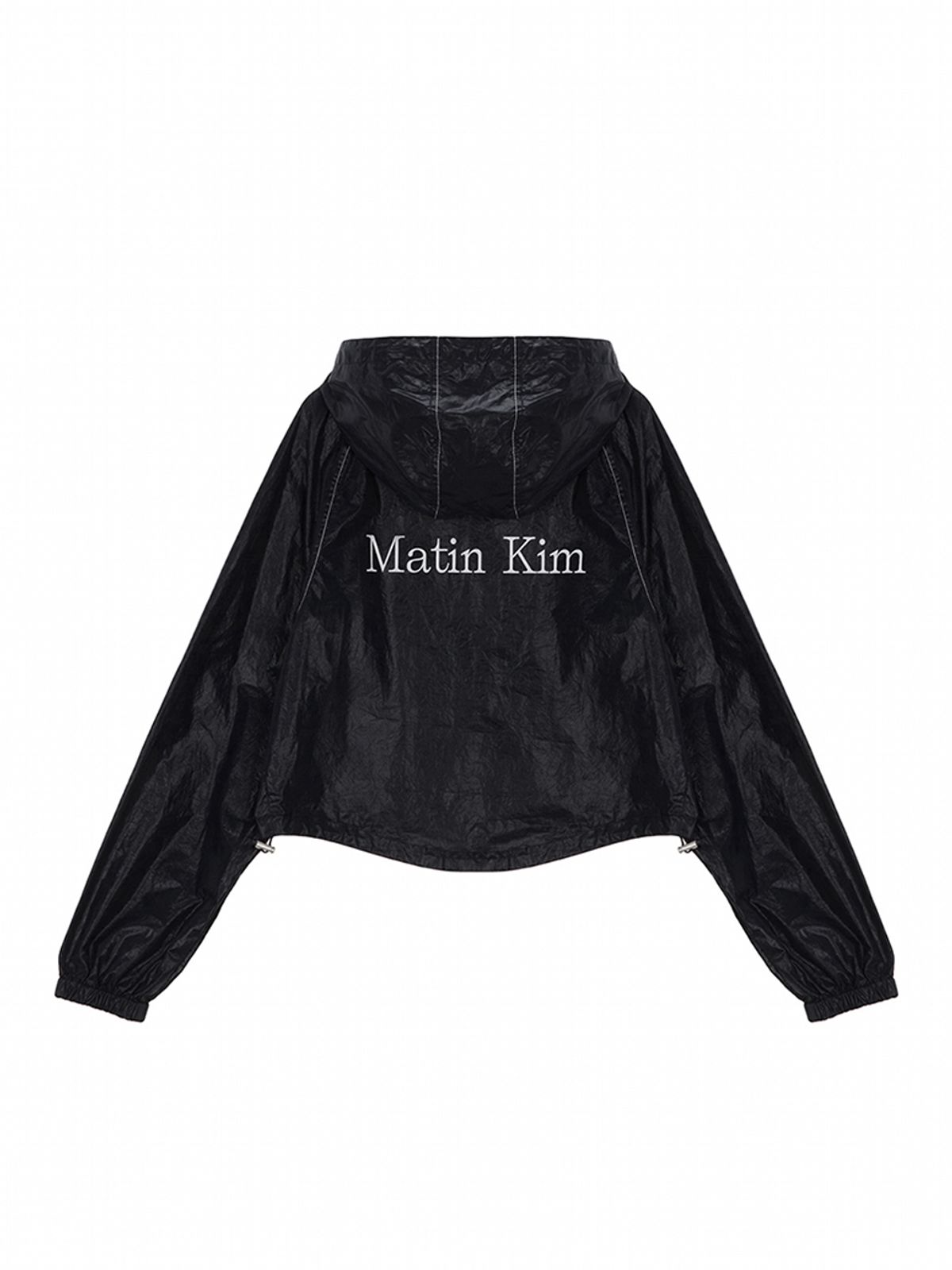 마뗑킴(MATIN KIM) MATIN CROP HOODY COATING JUMPER