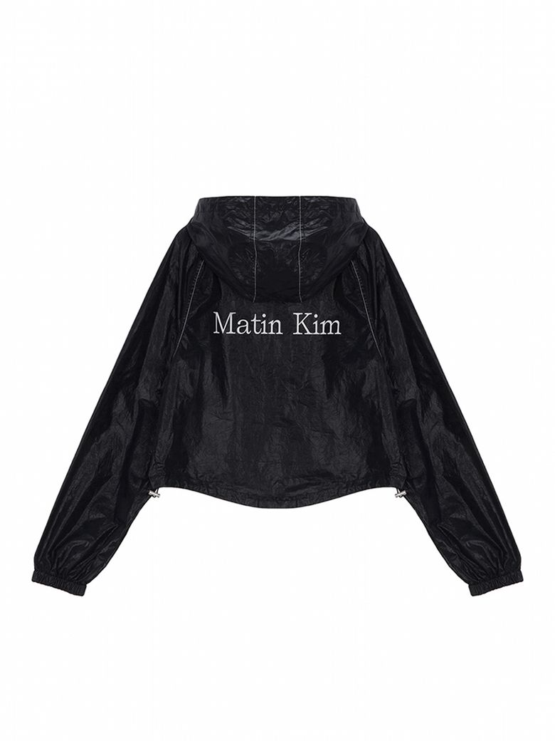 MATIN CROP HOODY COATING JUMPER