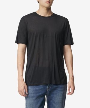 로고 반팔 티셔츠 - 블랙 / 749102Y37IL1000