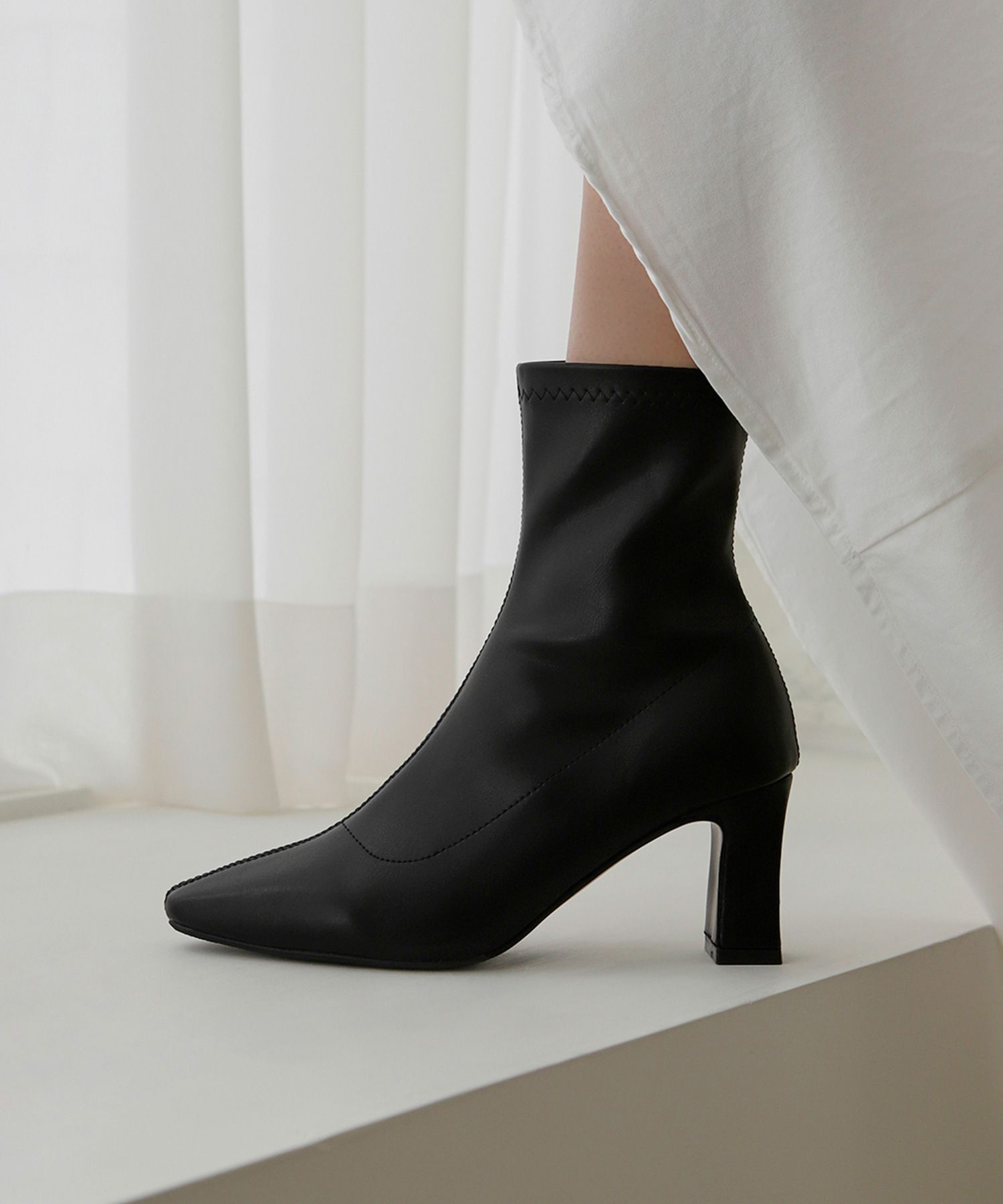 MUSINSA SAPPUN Lareve Socks Ankle boots (7cm) - Main Image