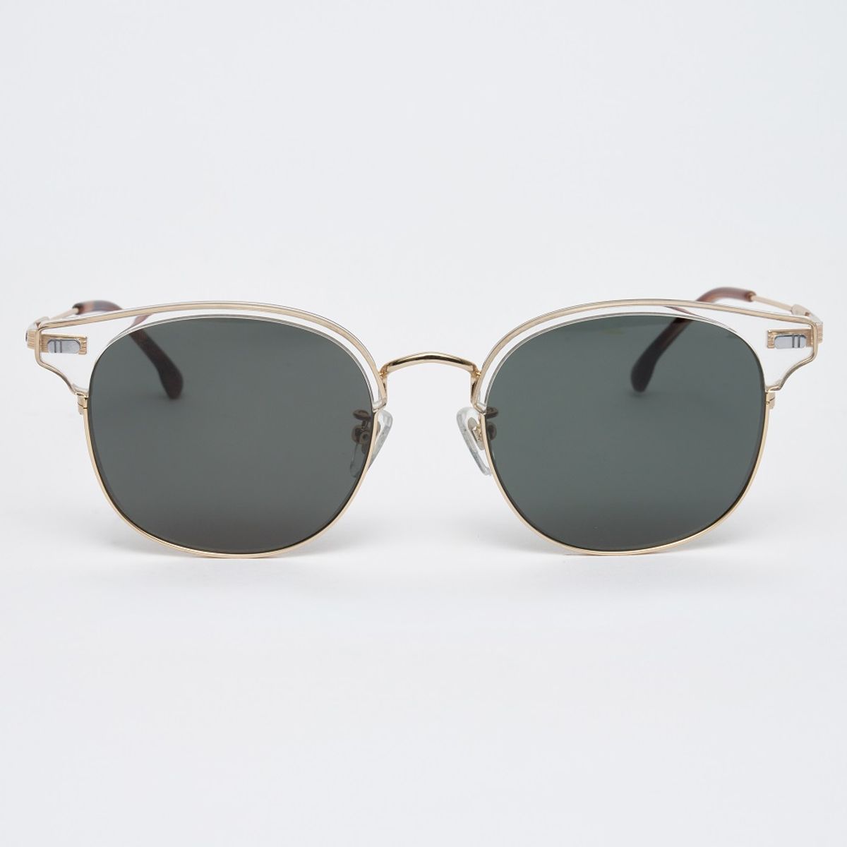 알로아이웨어(ALO EYEWEAR) [ALOXROUNZ] 오버실루엣 하금 선글라스 ARA4301 C4 2014 투명 클리어
