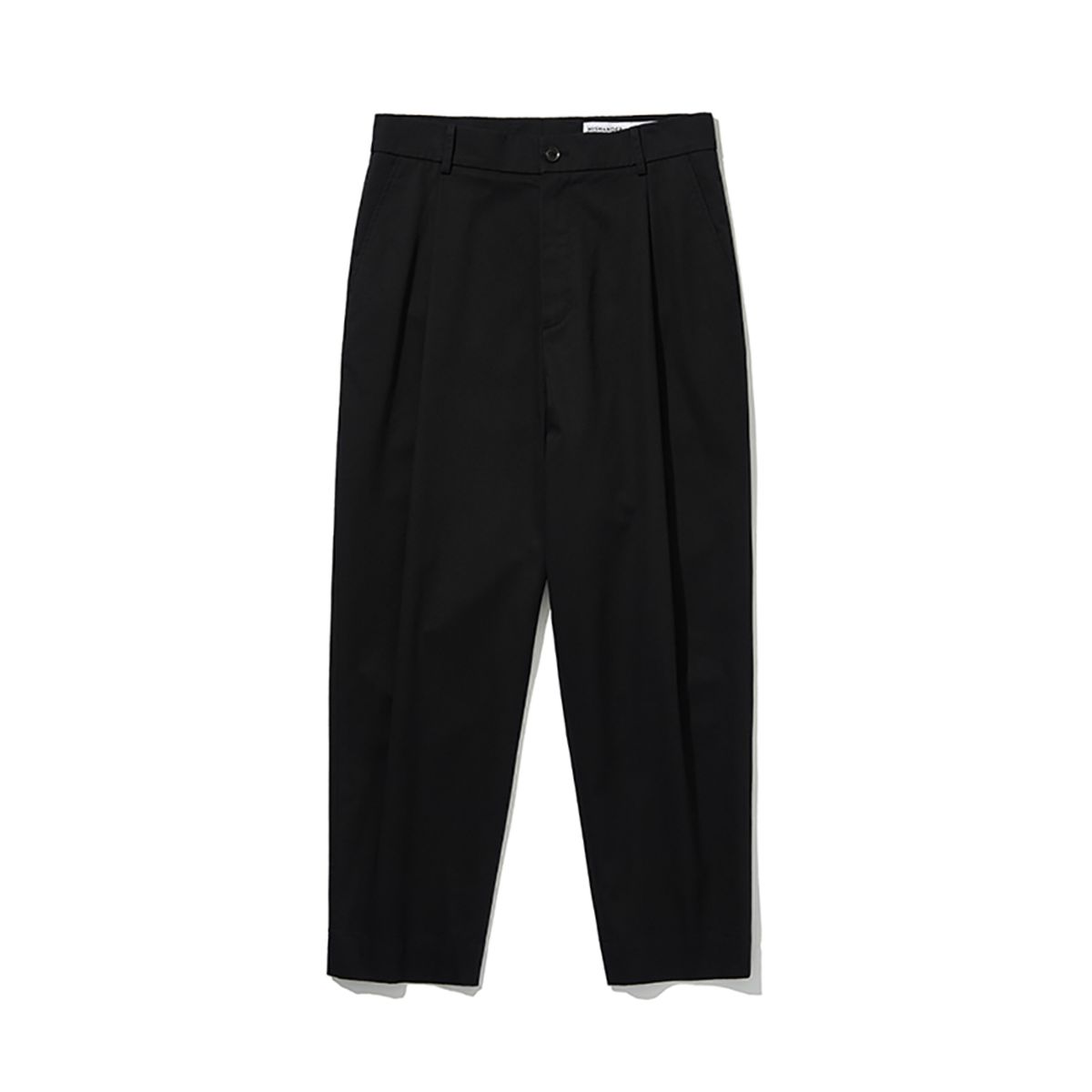 히즈핸더(HISHANDER) ONE PLEATS TAPERED PANTS
