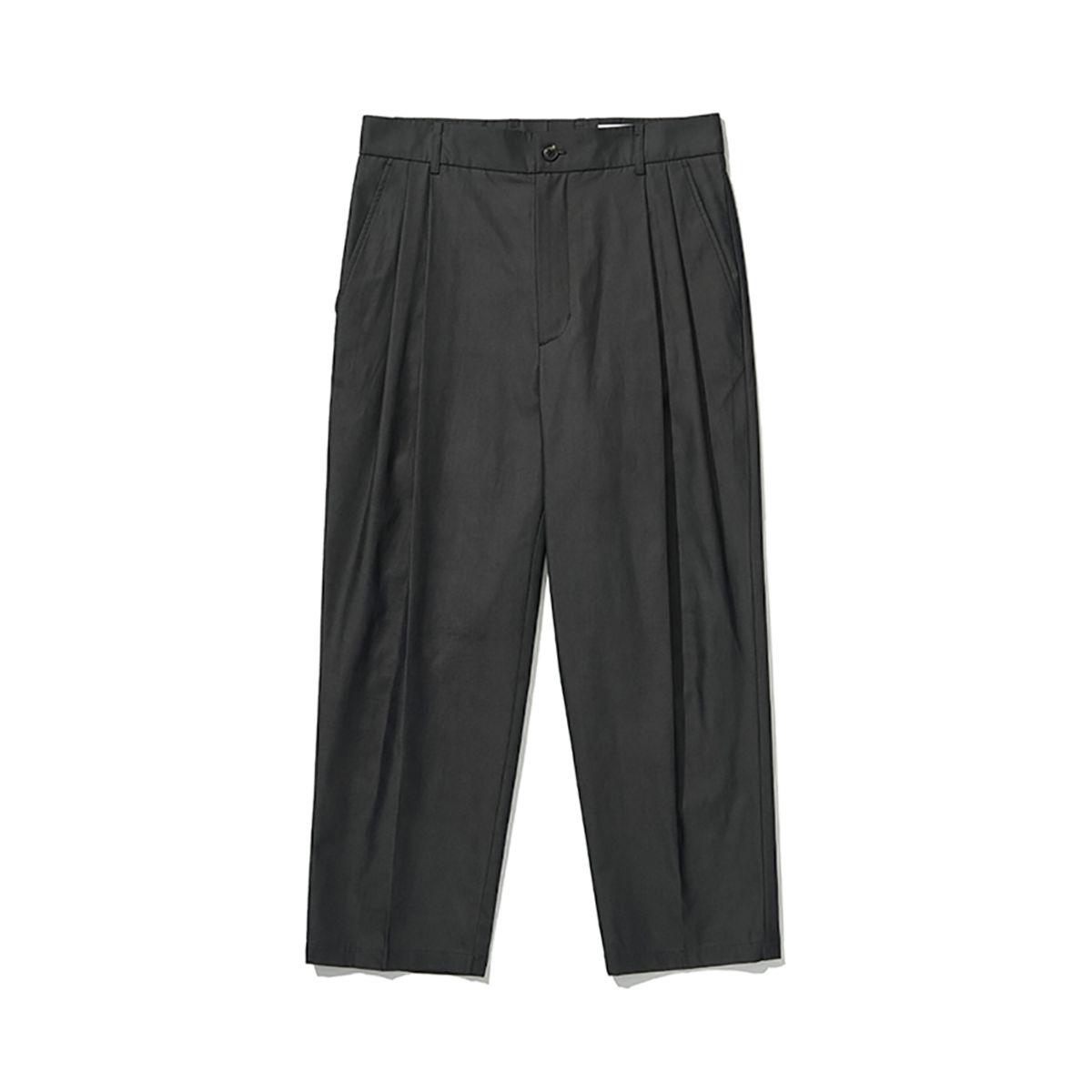 히즈핸더(HISHANDER) TWO PLEATS TAPERED PANTS