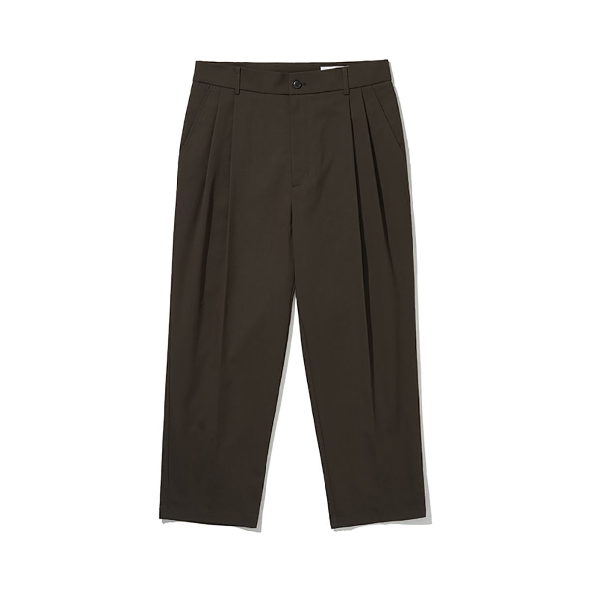 히즈핸더(HISHANDER) TWO PLEATS TAPERED PANTS