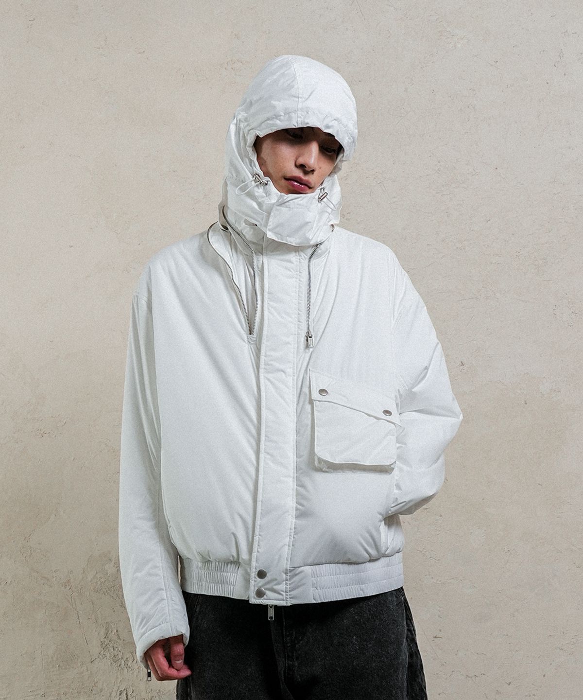 그레일즈(GRAILZ) MILITARY M69 PADDED JACKET [OFF WHITE]