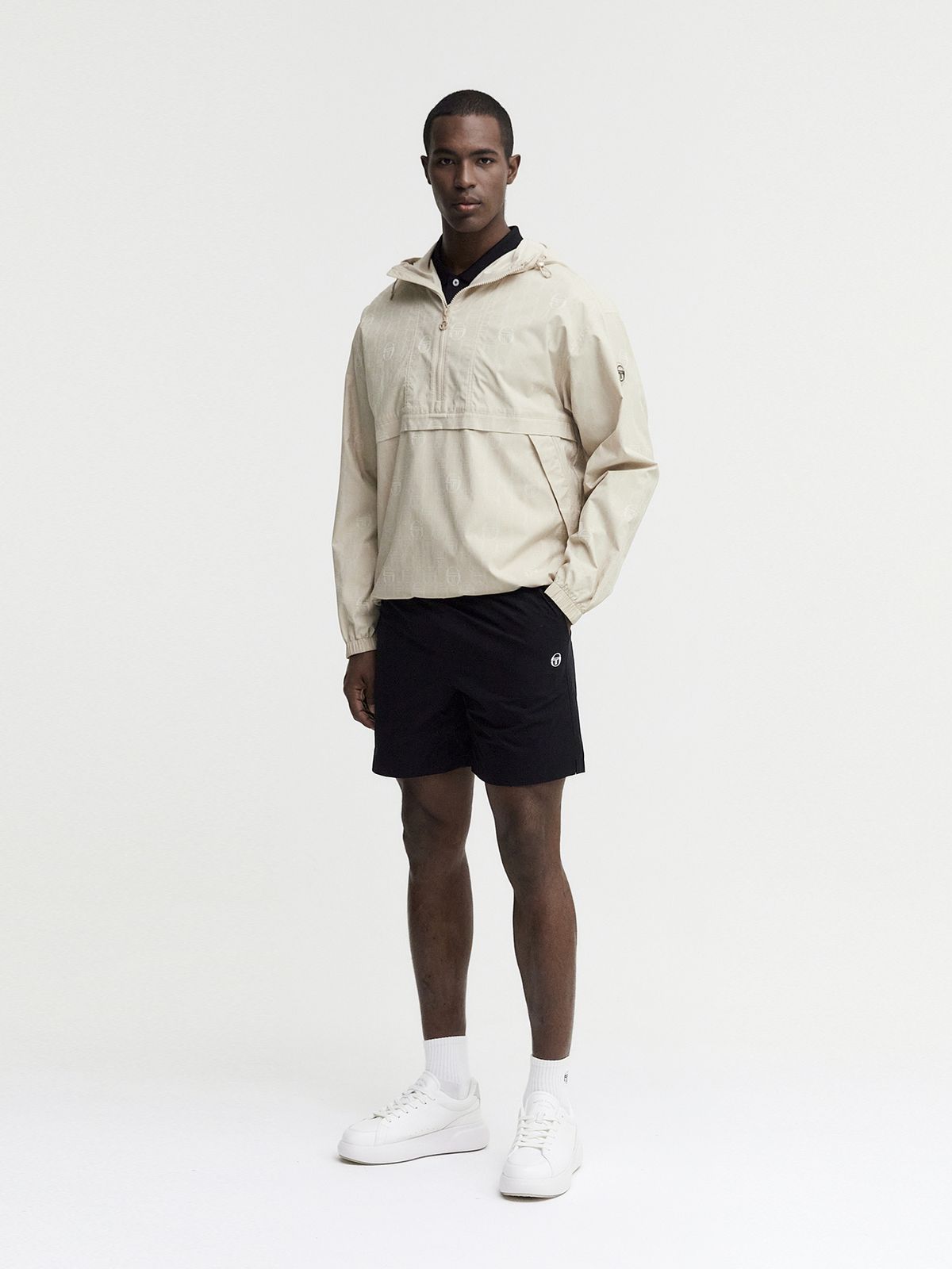 세르지오 타키니(SERGIO TACCHINI) M 데일리 모노그램 아노락 점퍼 (Beige)