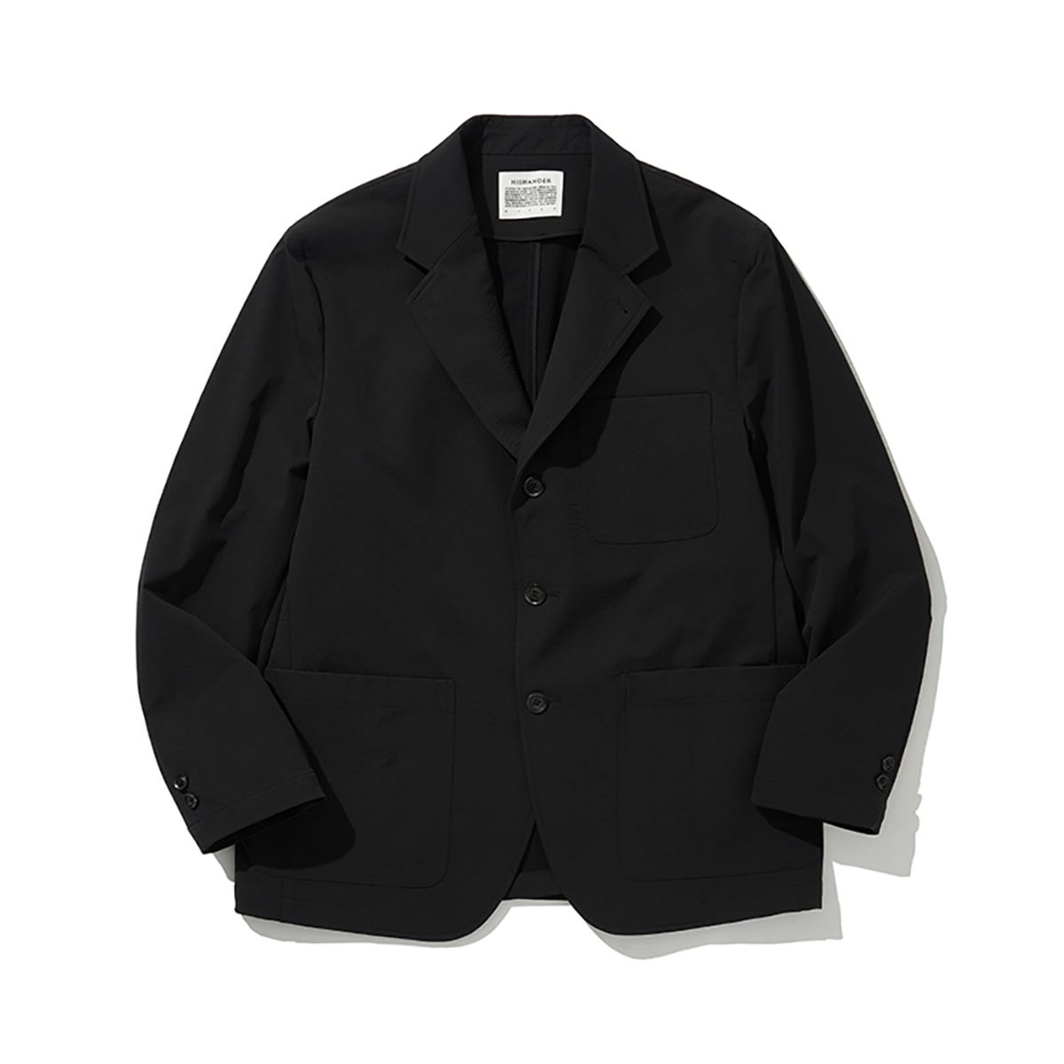 히즈핸더(HISHANDER) CORDURA® 4BUTTON NOTCHED LAPEL JACKET