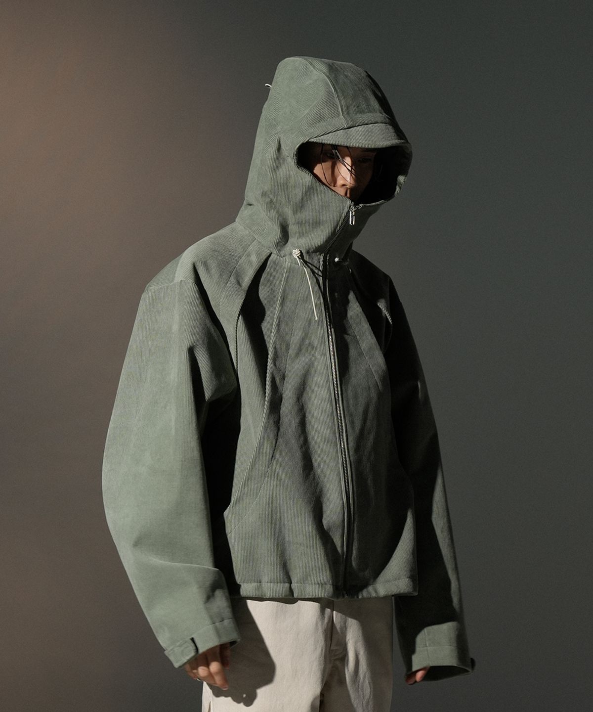그레일즈(GRAILZ) CORDUROY SHELL JACKET [MINT]