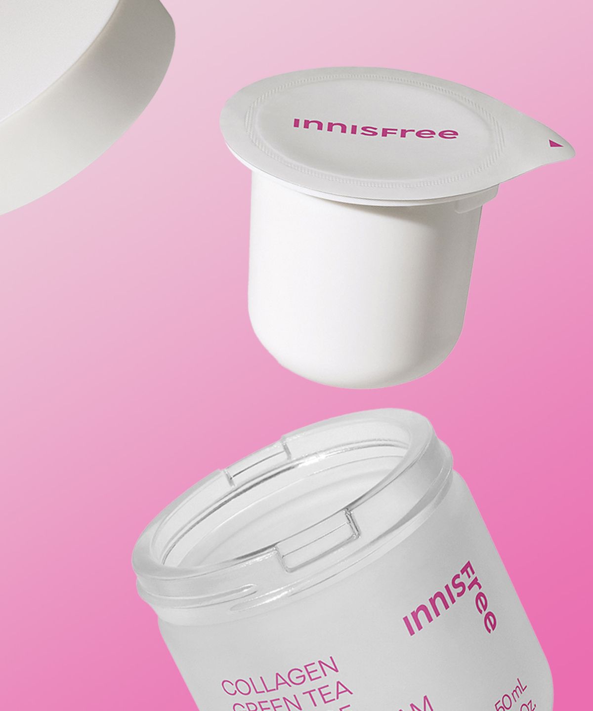 이니스프리(INNISFREE) 콜라겐 그린티 세라마이드 탄력장벽 크림 리필 50mL