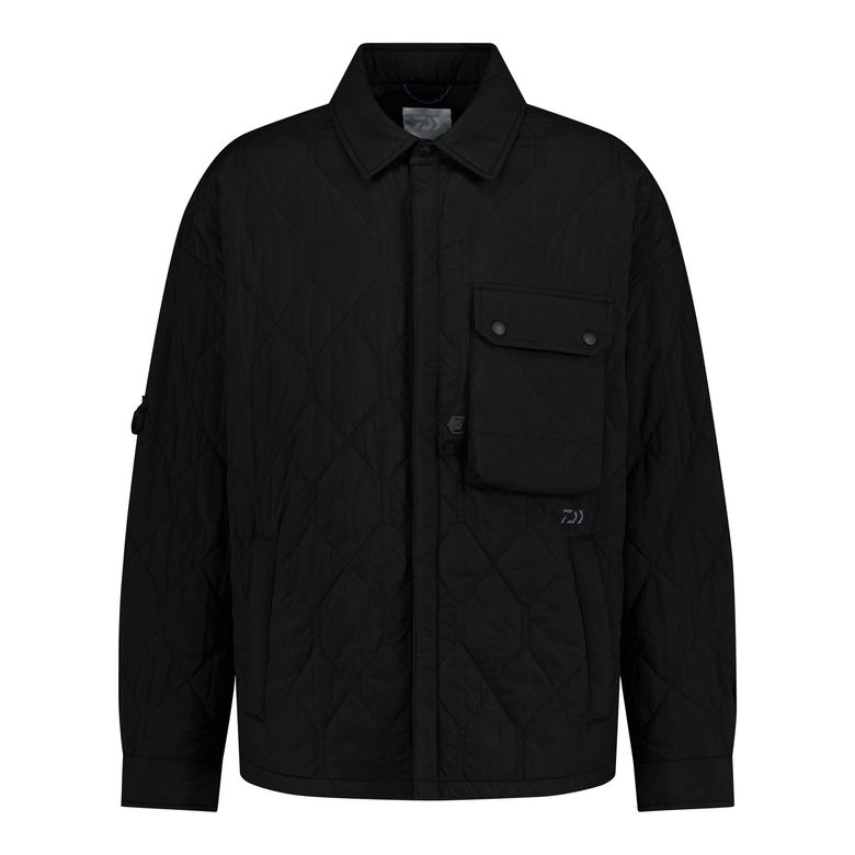 [SPECLIFE] Quilted Shirts Black
