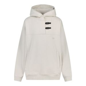 [SPECLIFE] 2 Buckled Hoodie Light Beige