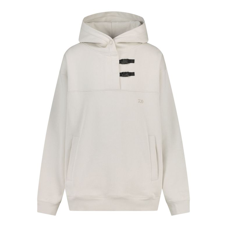[SPECLIFE] 2 Buckled Hoodie Light Beige