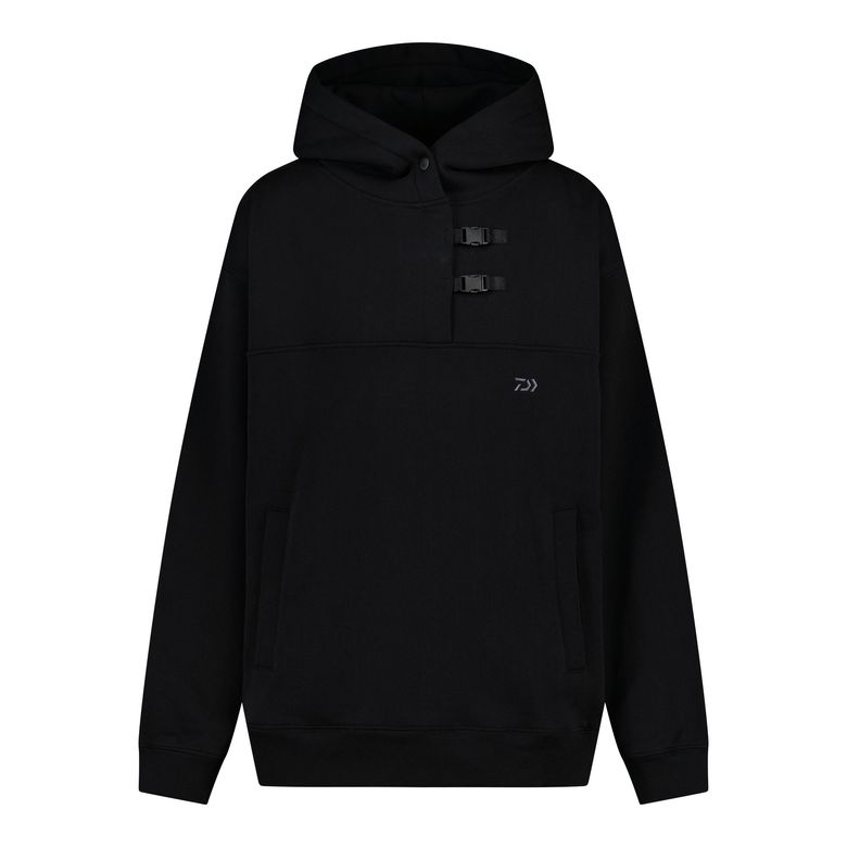[SPECLIFE] 2 Buckled Hoodie Black