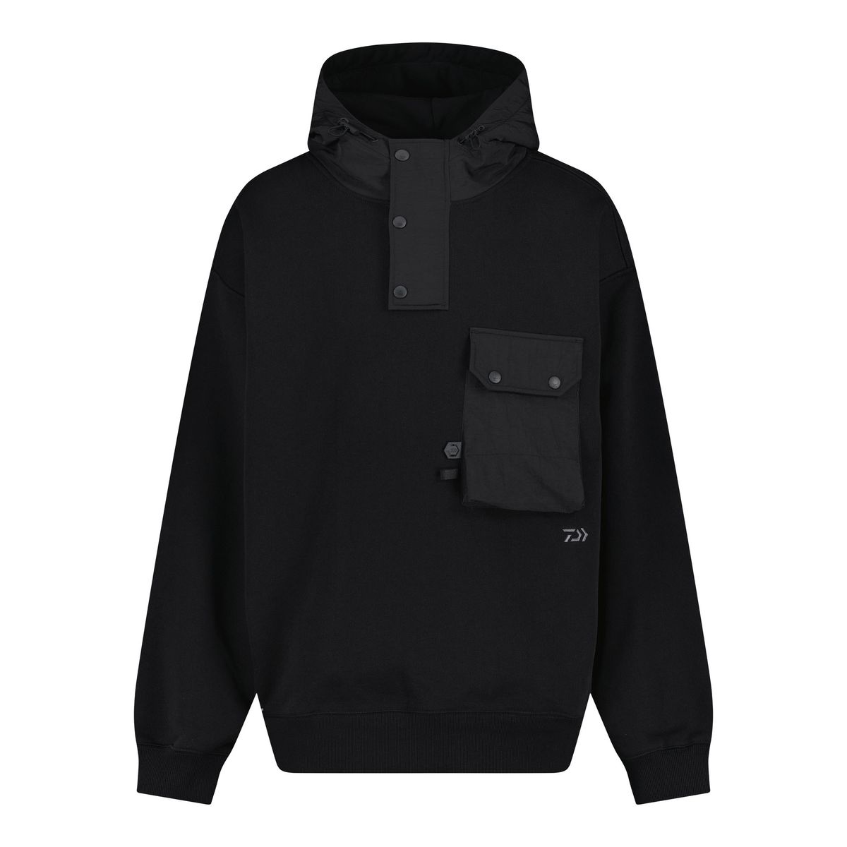 다이와(DAIWA) [SPECLIFE] Woven Mix Hoodie Black