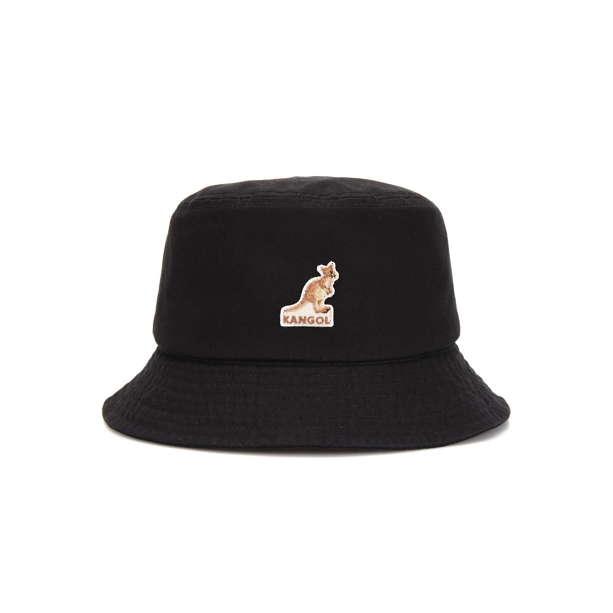 캉골(KANGOL) 패치 로고 버켓 4531 블랙