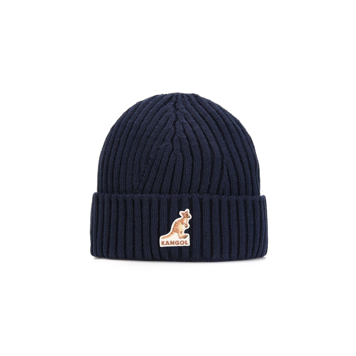 캉골(KANGOL) 패치 로고 비니 3673 네이비