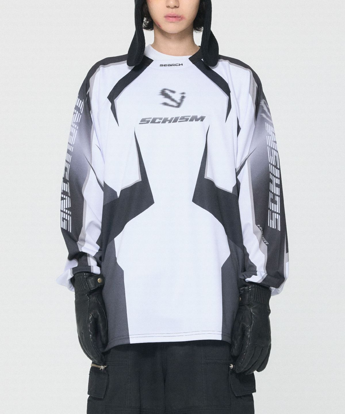 스키즘 인듀싱(SCHISM INDUCING) BIKER JERSEY, BLACK