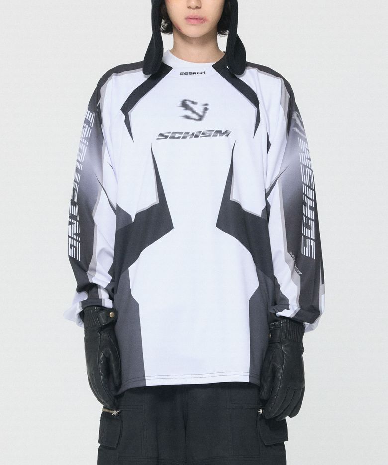 BIKER JERSEY, BLACK