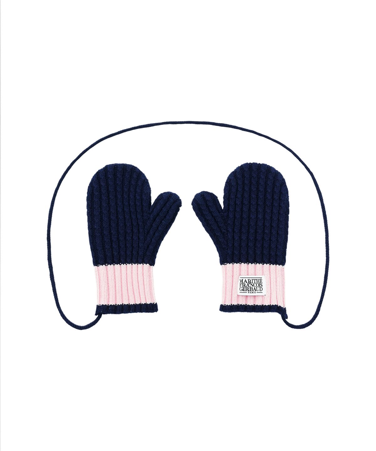 마리떼 키즈(MARITHÉ KIDS) ENFANT CLASSIC LOGO LABEL GLOVE navy