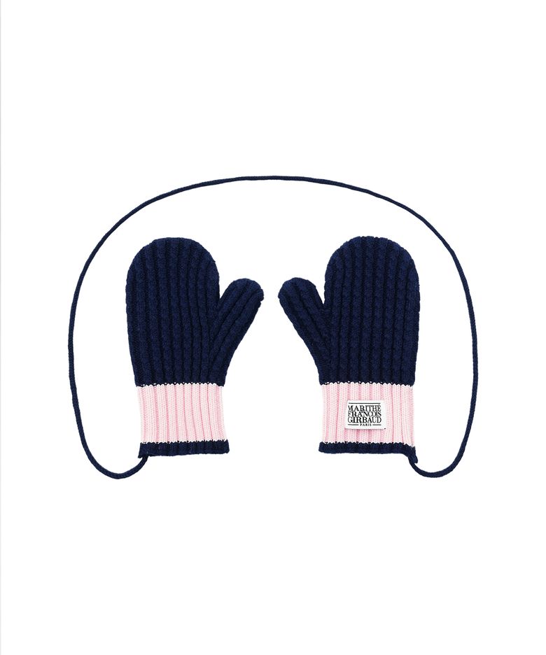 ENFANT CLASSIC LOGO LABEL GLOVE navy