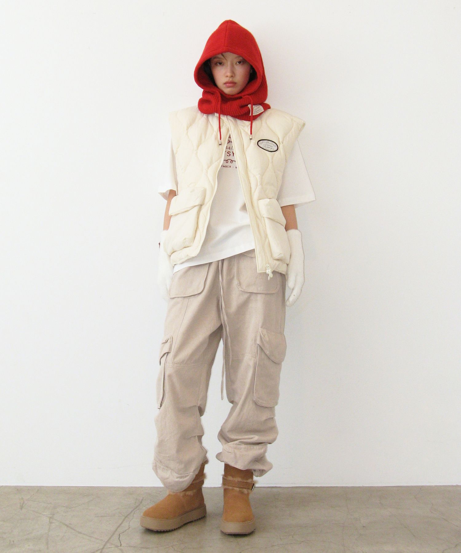 韓国ファッション [LOTSYOU] LIGHT MIX MATCH POCKET PANTS MUSINSA | LOTSYOU Mix Match Pocket Pants Light Beige