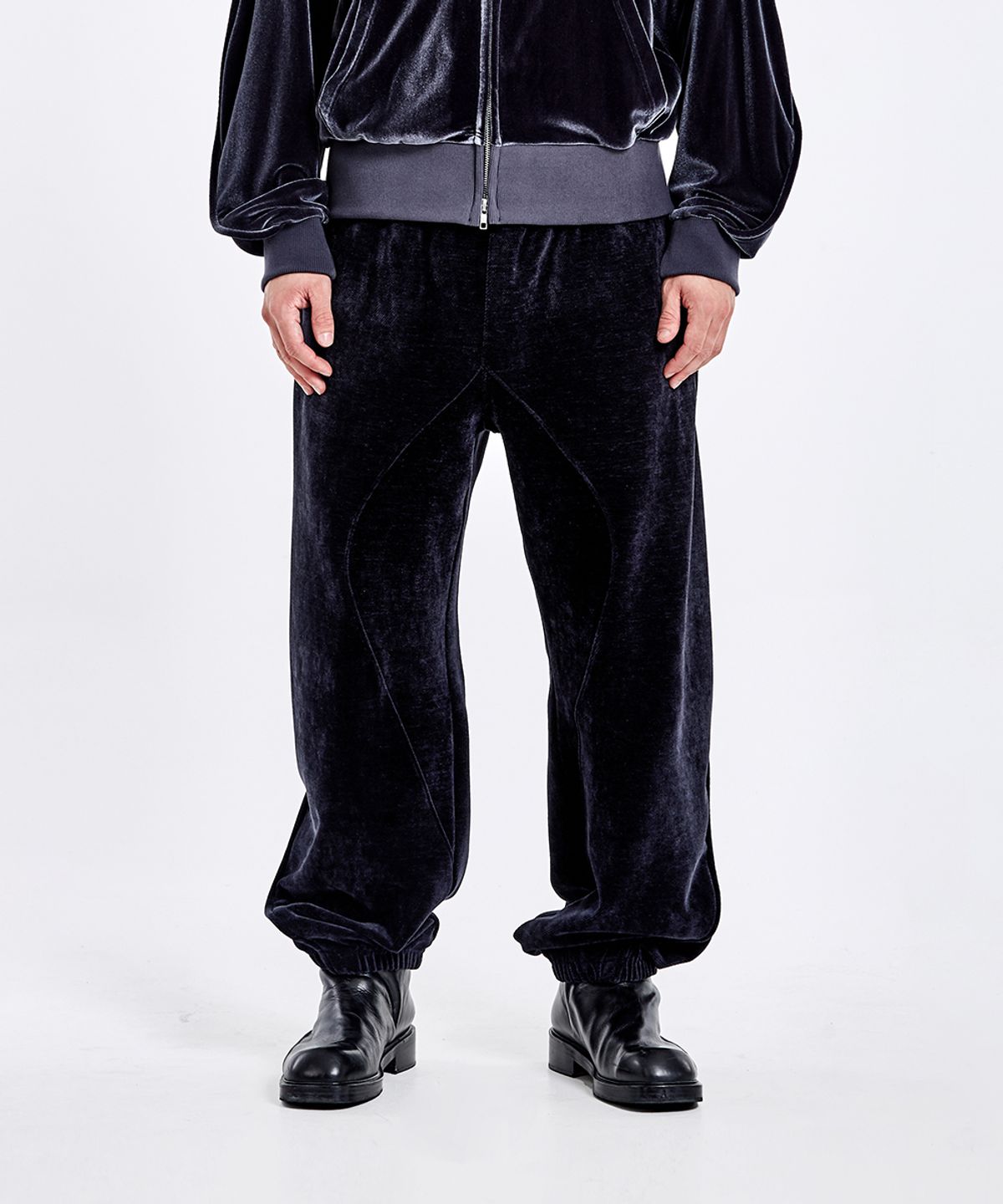 51퍼센트(51PERCENT) Triangle sweatpants - Navy
