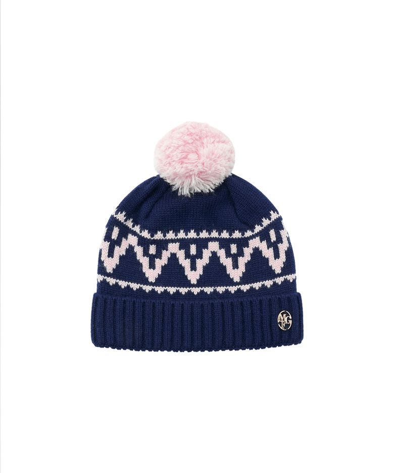 ENFANT CIRCLE LOGO COWICHAN BELL BEANIE navy