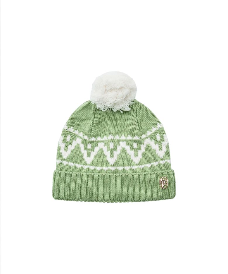 ENFANT CIRCLE LOGO COWICHAN BELL BEANIE green