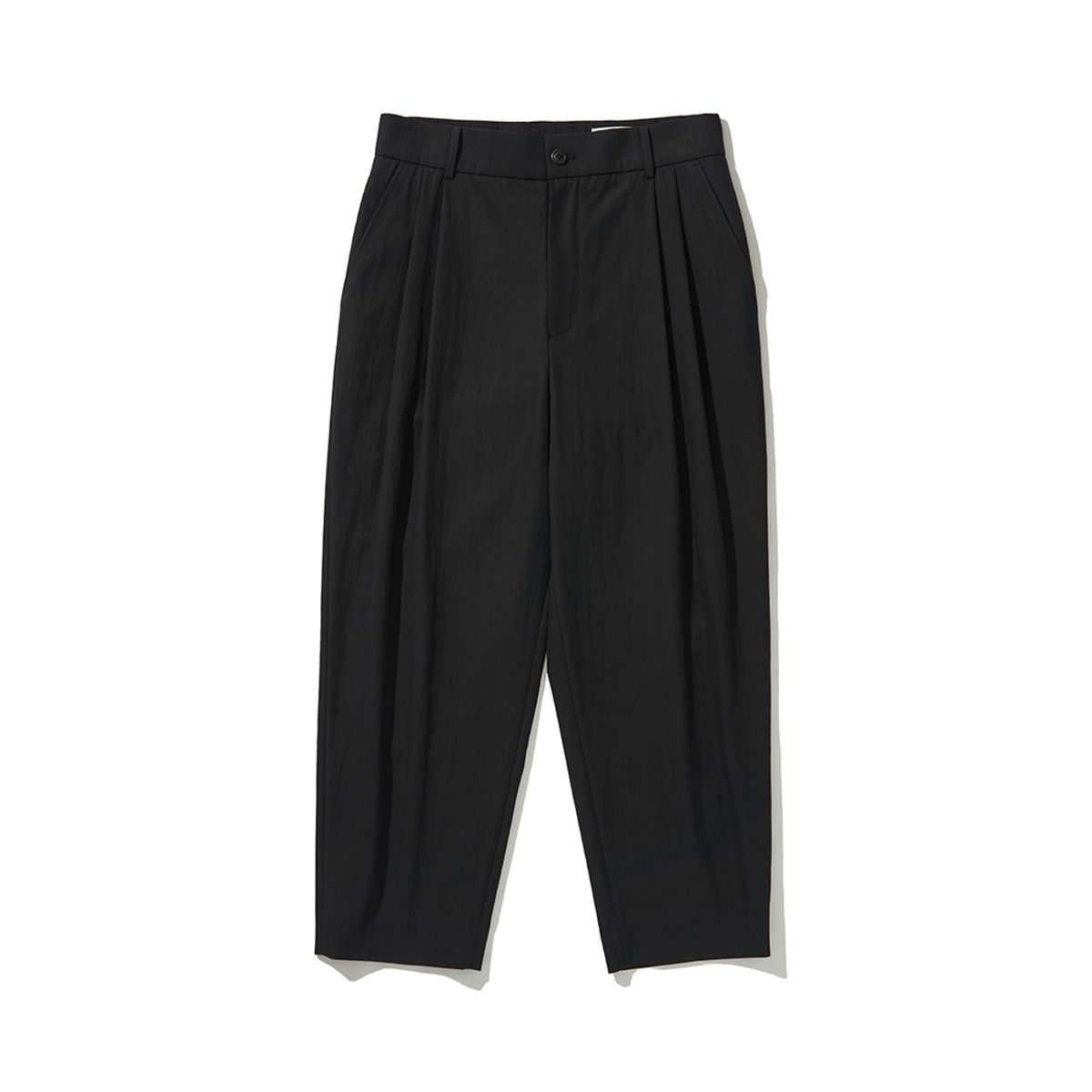 히즈핸더(HISHANDER) TWO PLEATS TAPERED PANTS