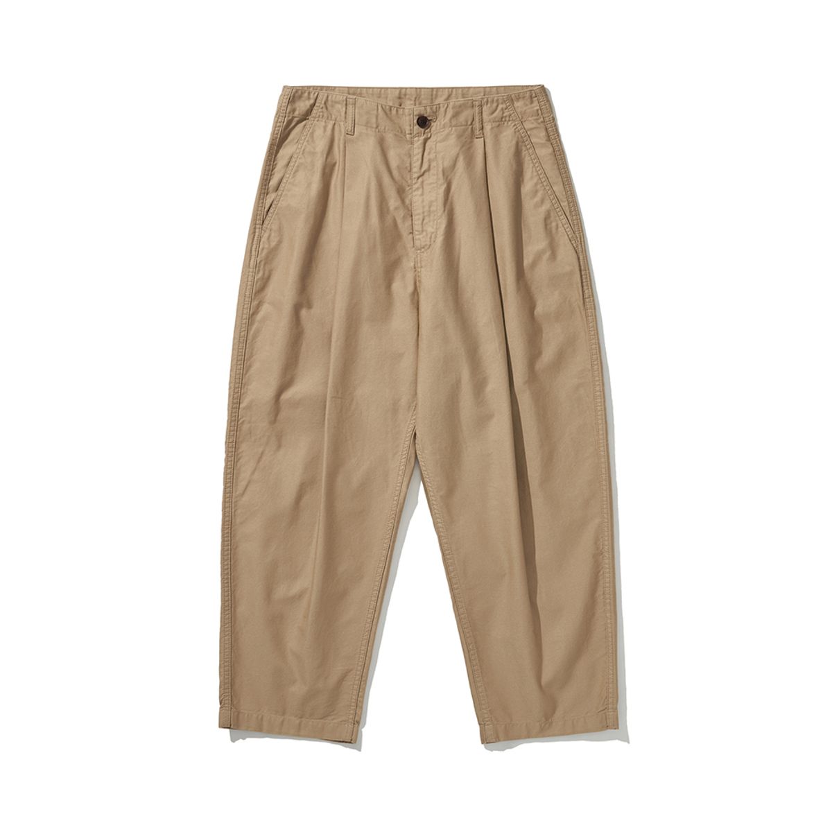 히즈핸더(HISHANDER) MOLESKIN WIDE TAPERED PANTS