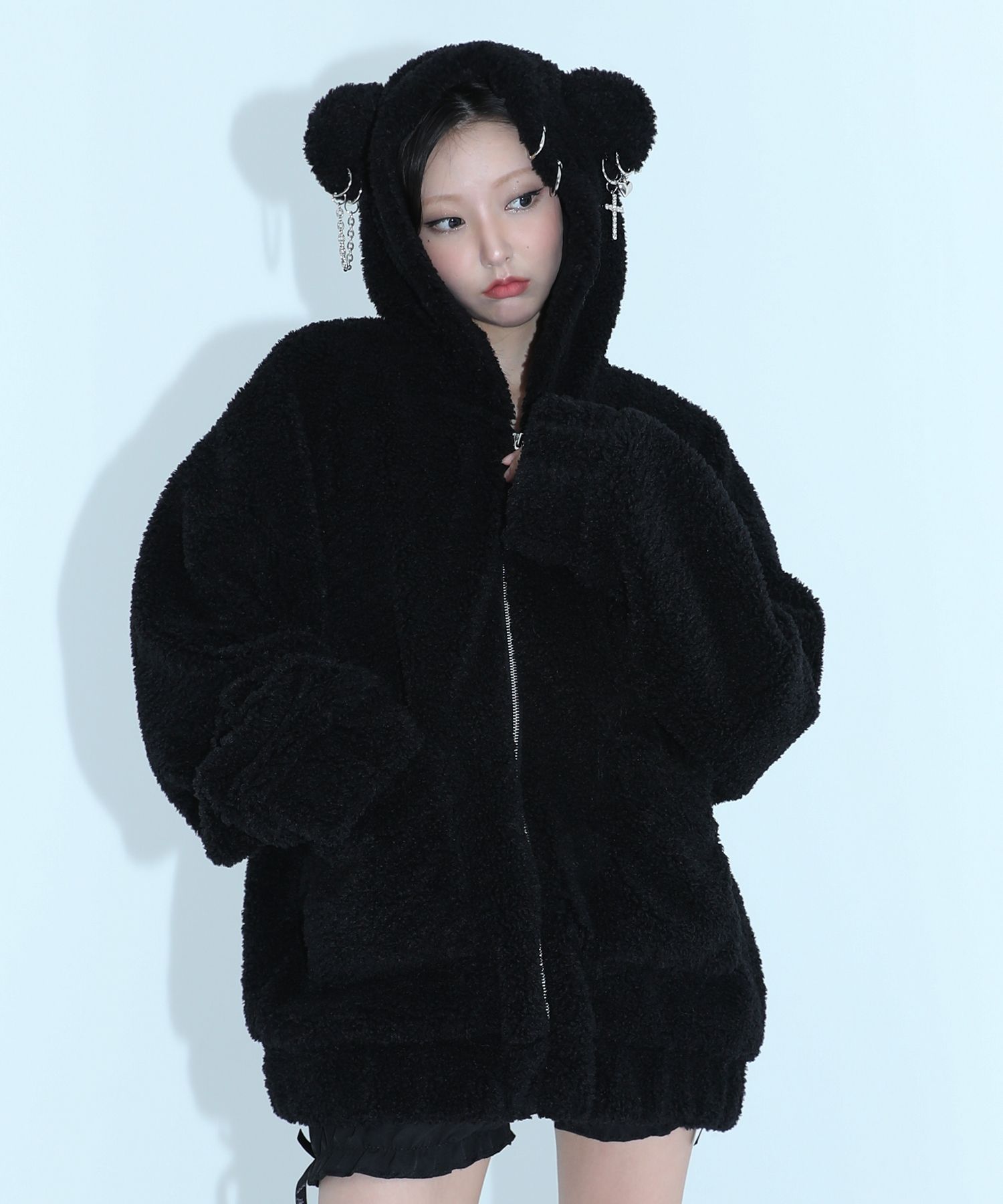 人気★ CLUT STUDIO ★0 2 PUNK BEAR FLEECE JACKET MUSINSA | CLUT STUDIO 0 2 Punk Bear Fleece Jacket – Brown