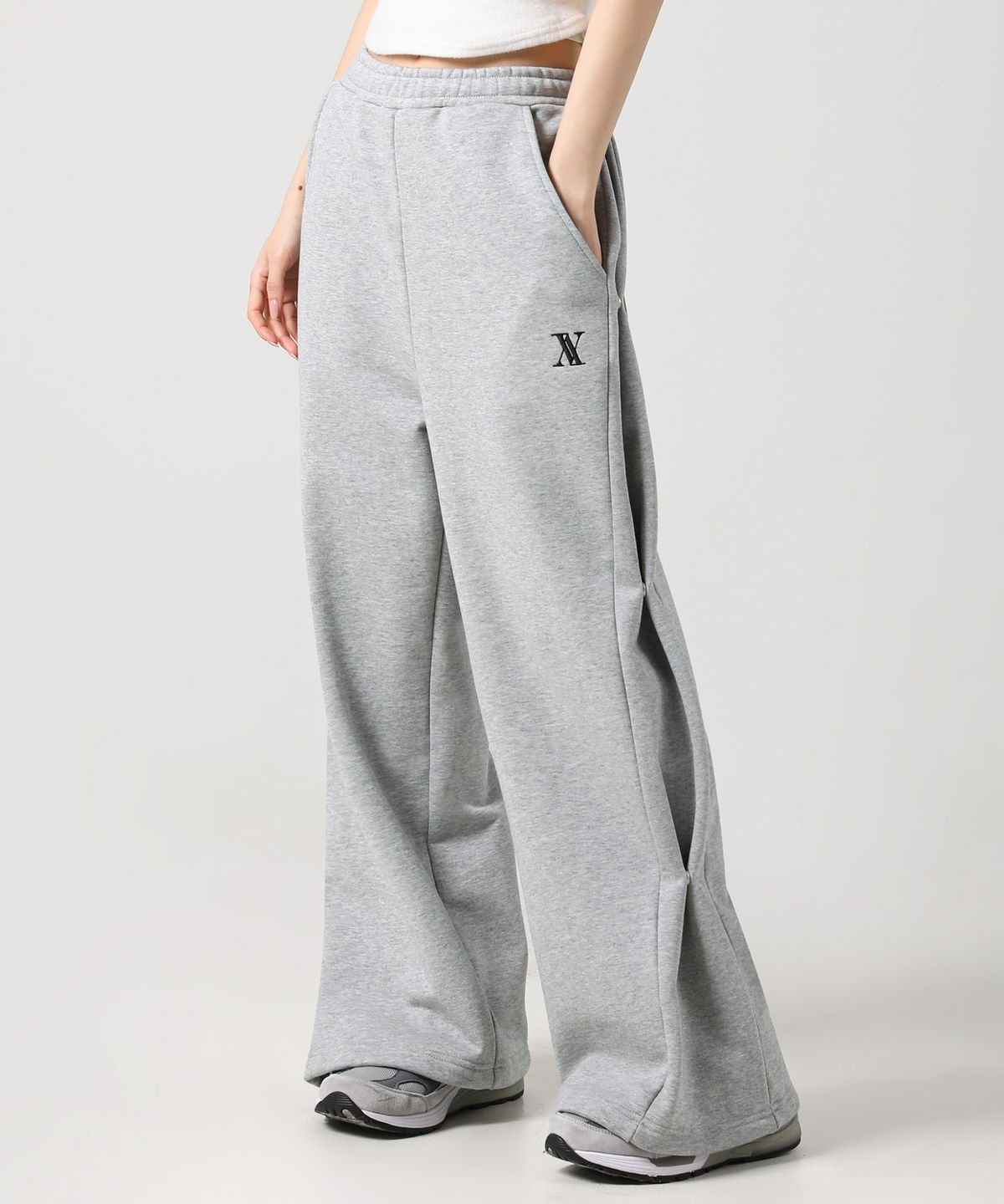 어반드레스(AVANDRESS) AV Snap Wide Pants GREY