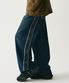 Side Tessle Denim Pants BLUE