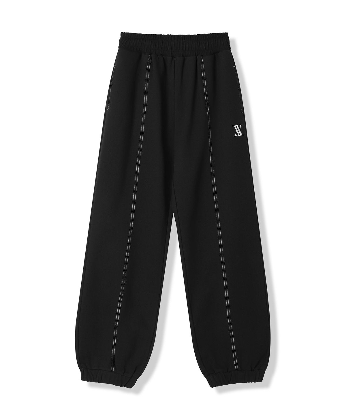 어반드레스(AVANDRESS) UNISEX AV STANDARD STITCH JOGGER PANTS BLACK