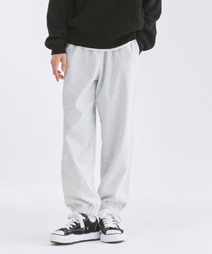 와이드 조거 스웻 팬츠(화이트멜란지)