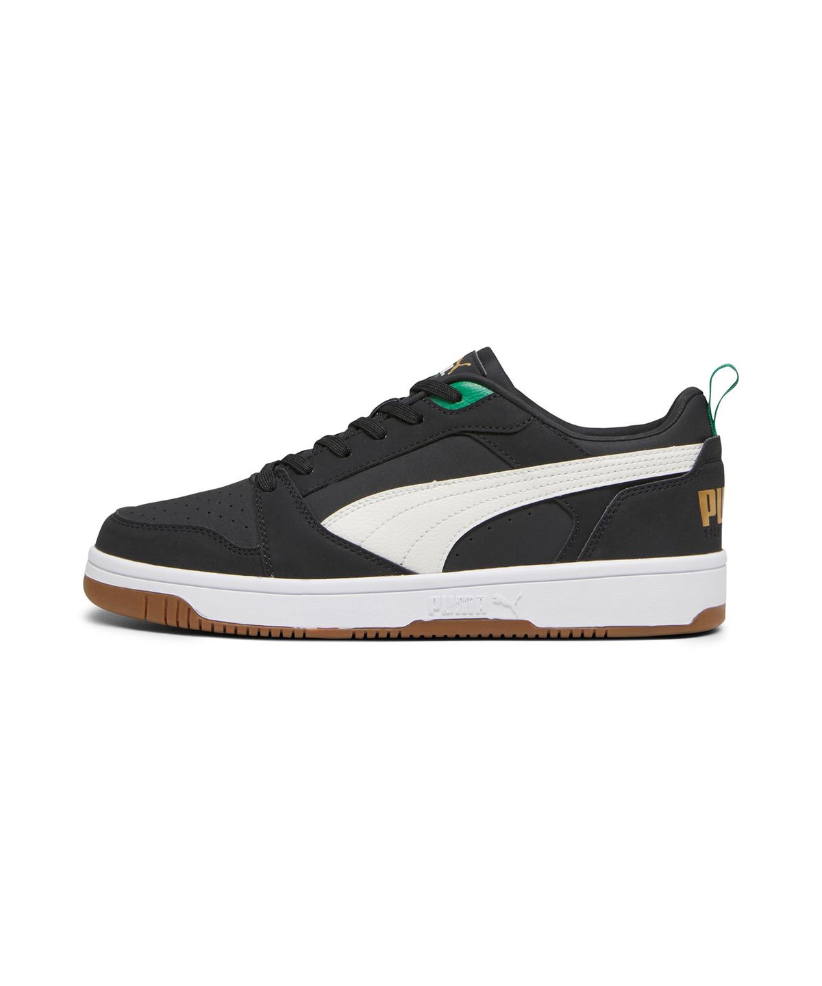 푸마(PUMA) 리바운드 v6 로우 75주년 - 블랙:아이보리 / 392484-01