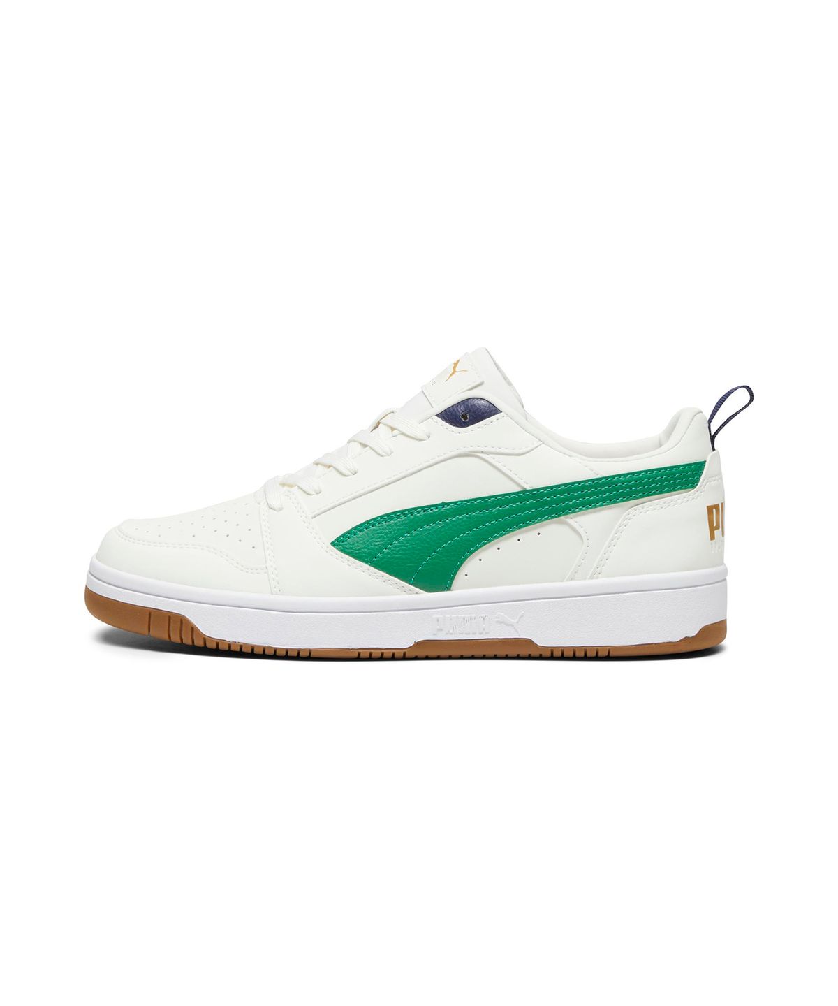 푸마(PUMA) 리바운드 v6 로우 75주년 - 아이보리:그린 / 392484-02